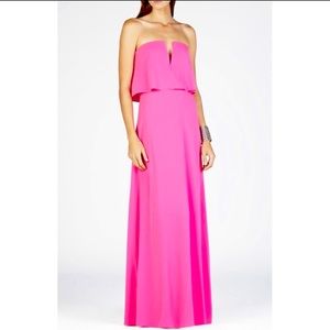 BCBGMAXAZRIA Hot Pink Formal Dress